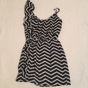 Black and white dress